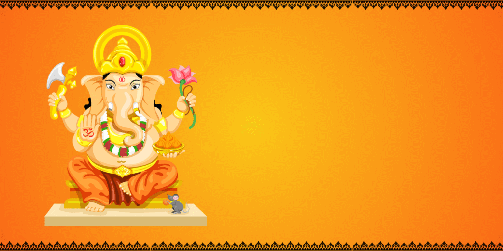 Ganapati flex background