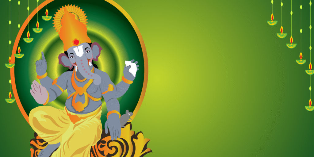Ganapati flex background