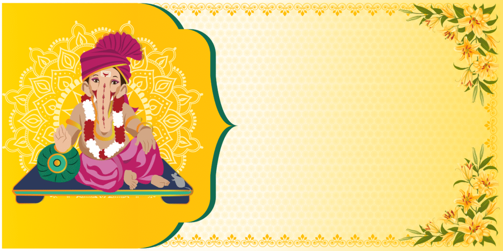 Ganapati flex background